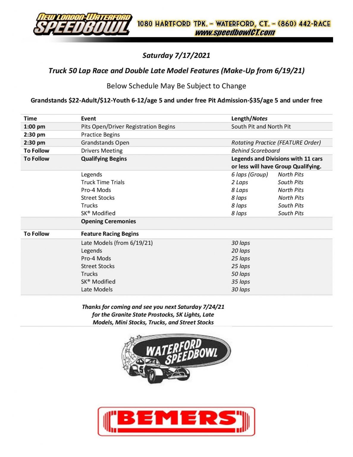 Waterford Speedbowl