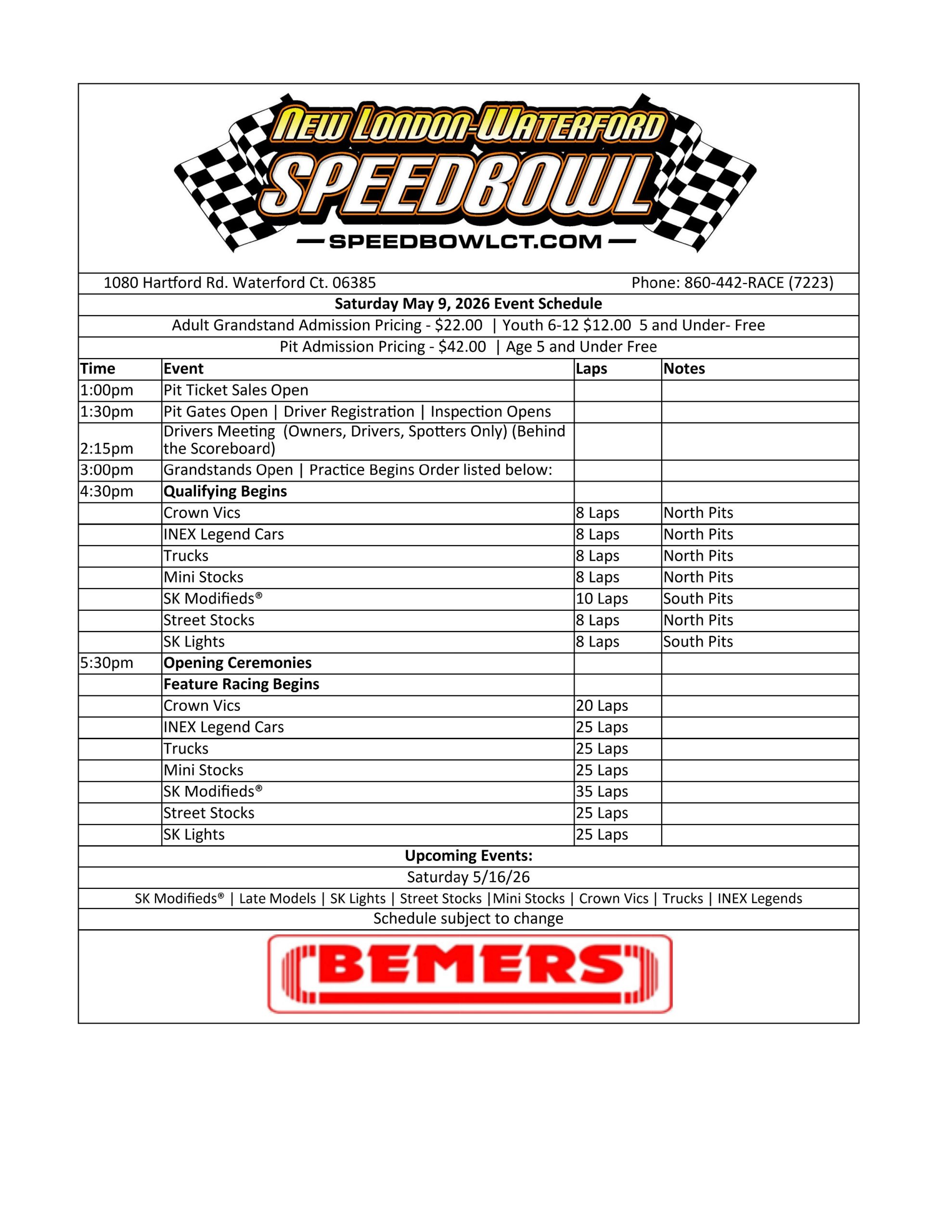 Speedbowl saturday nights